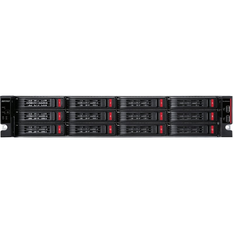BUFFALO TeraStation 51220 12-Bay 32TB (4x8TB) Business Rackmount NAS Storage Hard Drives Included - Thumbnail 4