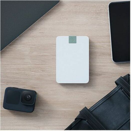 Seagate Ultra Touch STMA2000400 2 TB Portable Hard Drive - 3.5" External - Cloud White - Thumbnail 4
