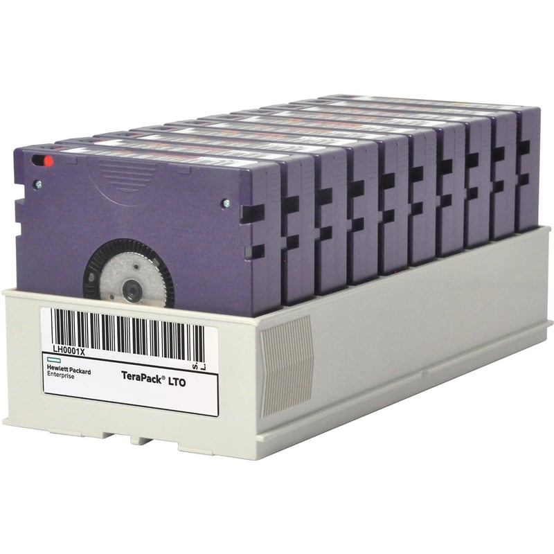 HPE LTO-8 NON CUST TERAPACK 10 CRTG PL-7A