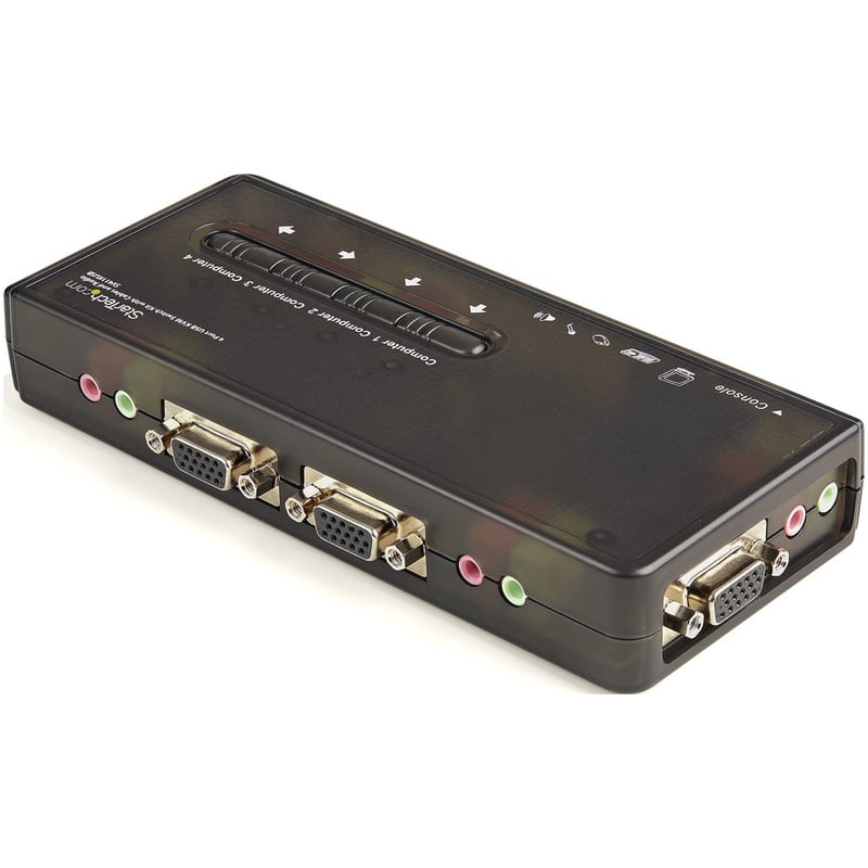 StarTech.com SV411KUSB - KVM / audio switch - USB - 4 ports - 1 local user - Thumbnail 3
