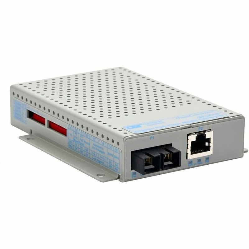 10/100/1000 RJ-45 POE 60W MEDIA CONVERTER SC MM 850 550M AC US