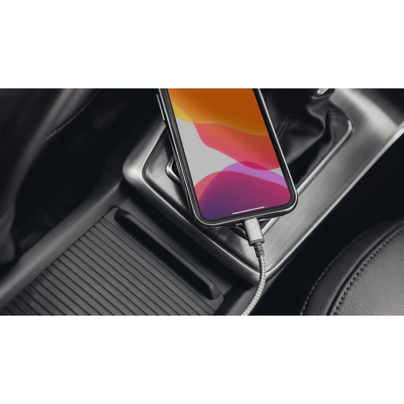 Moshi Integra USB-C to Lightning Cable 4 ft (1.2 m) Titanium Gray - Thumbnail 5