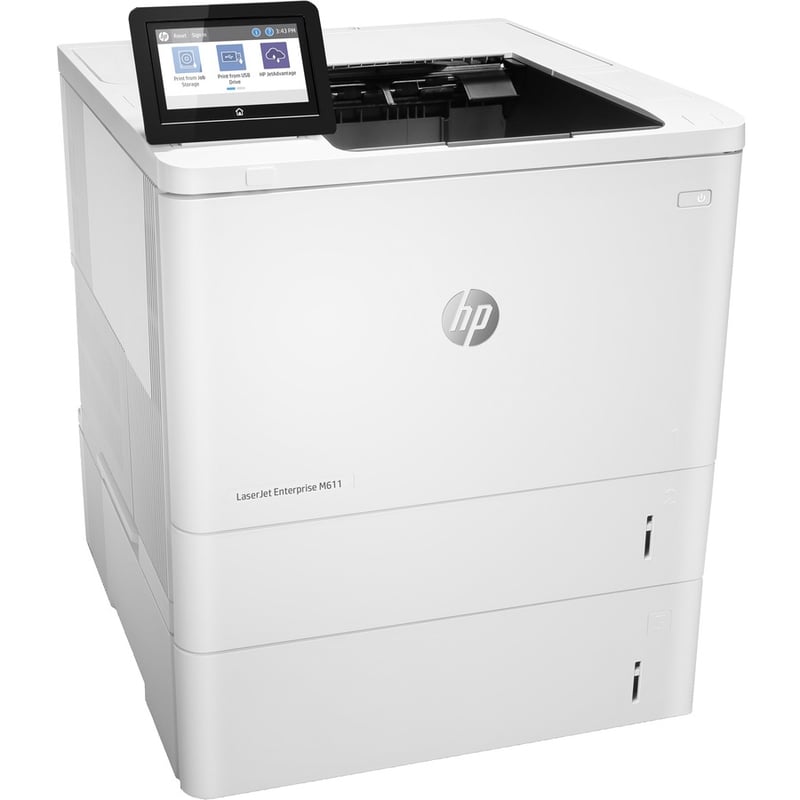HP LaserJet Enterprise M611x Desktop Laser Printer - Monochrome - Thumbnail 3