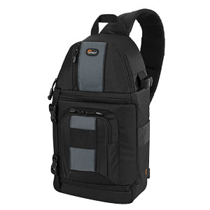 Lowepro SlingShot 202 AW Carrying Case Camera - Black - Thumbnail 1