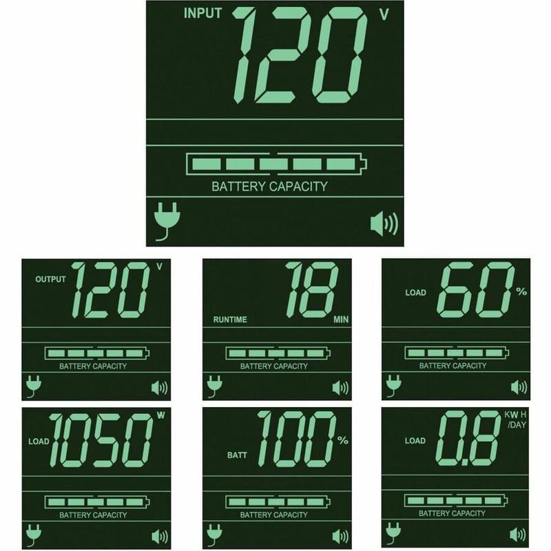2200VA 1920W 120V SINE WAVE UPS 8 OUTLET PREINSTALLED WEBCARDLXE 2U - Thumbnail 3