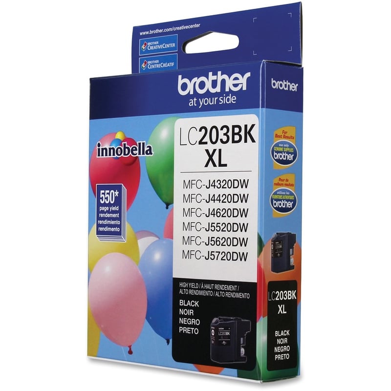 Brother Genuine Innobella LC203BK High Yield Black Ink Cartridge - Thumbnail 2