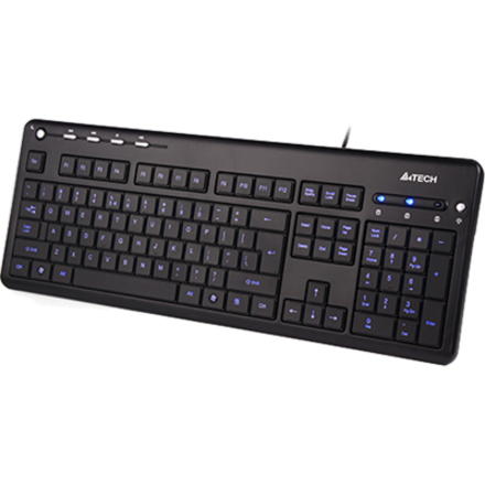 A4-TECH BLUE LED BACKLIT MULTIMEDIA KEYBOARD - Thumbnail 3
