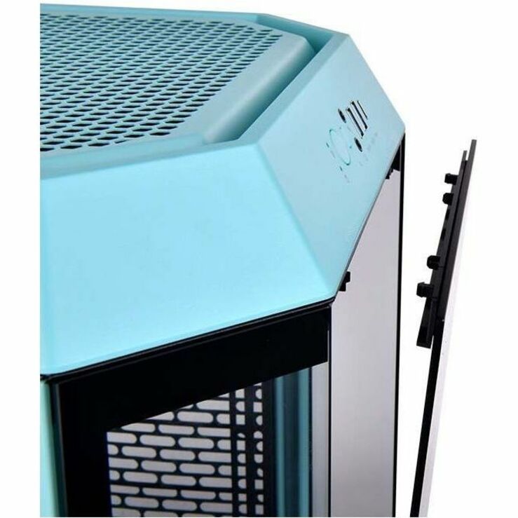 Thermaltake The Tower 300 Turquoise Micro Tower Chassis - Thumbnail 2