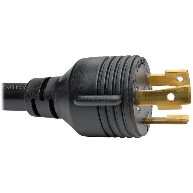 Eaton Tripp Lite Series Power Extension Cord, NEMA L5-30P to NEMA L5-30R- Heavy-Duty, 30A, 125V, 10 AWG, 10 ft. (3.05 m), Black, Locking Connectors - Thumbnail 4