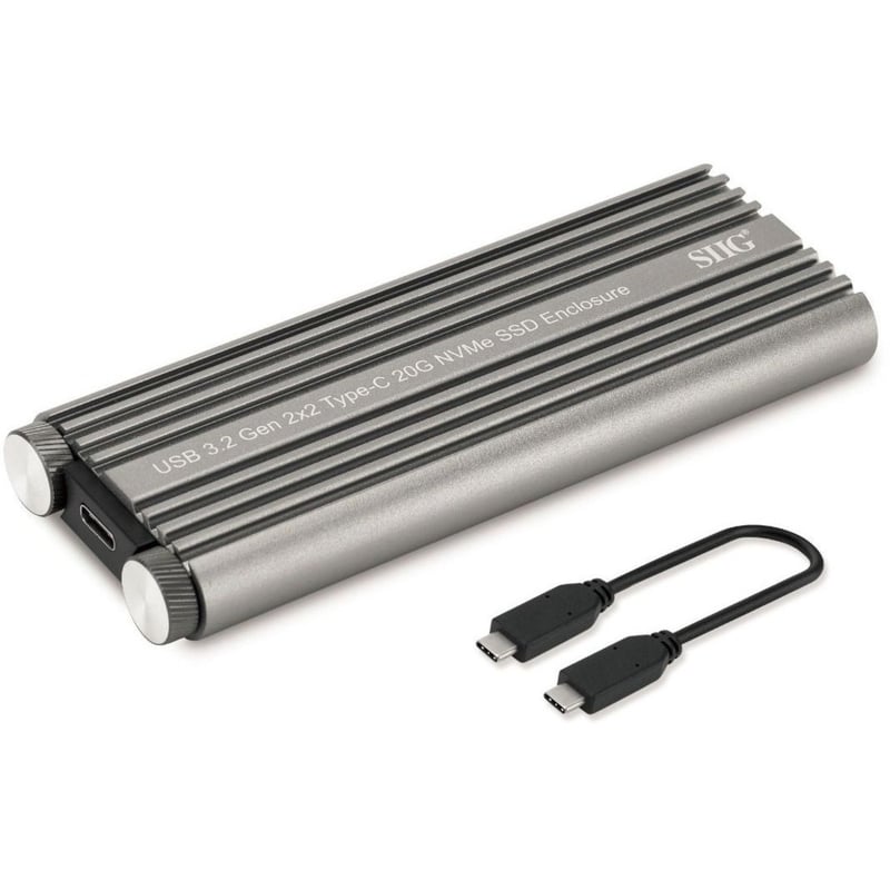 USB 3.2 Gen 2x2 Type-C M.2 PCIe NVMe SSD Enclosure - Thumbnail 1