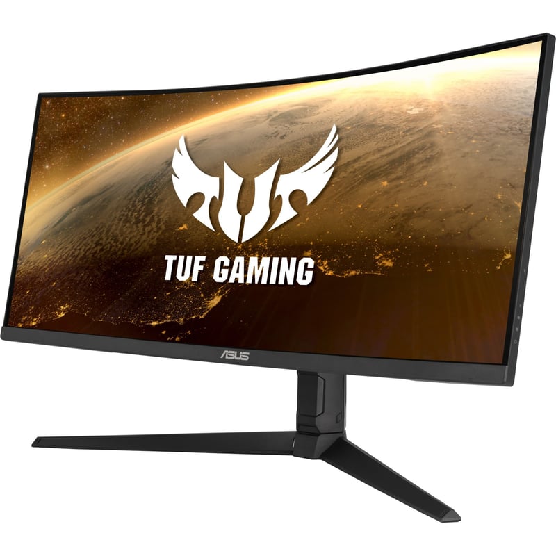 TUF VG34VQL1B 34" Class WQHD Curved Screen Gaming LCD Monitor - 21:9 - Black - Thumbnail 1