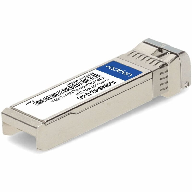 AddOn HP JD094B Compatible TAA Compliant 10GBase-BX SFP+ Transceiver (SMF, 1270nmTx/1330nmRx, 10km, LC, DOM) - Thumbnail 5