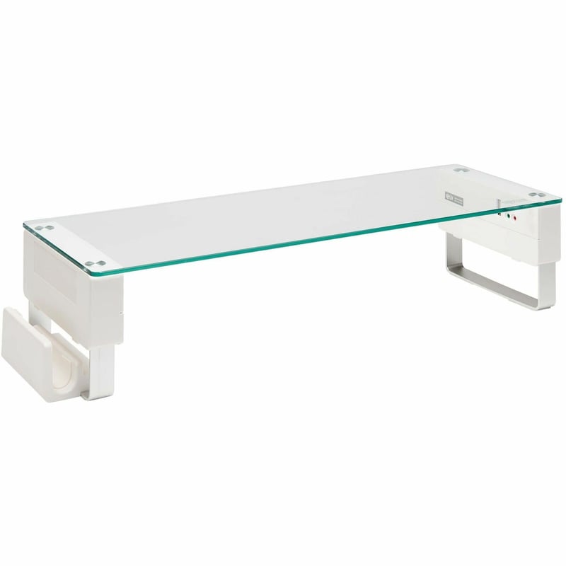Tripp Lite by Eaton Monitor Riser for Desk - Height Adjustable, Glass Top, USB and Audio Ports - Thumbnail 1