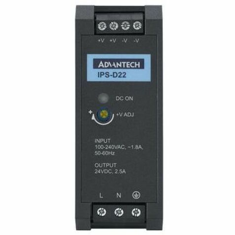 48 VDC DIN RAIL PS D22 DIN RAIL A/D 100-240V 60W 48V - Thumbnail 2