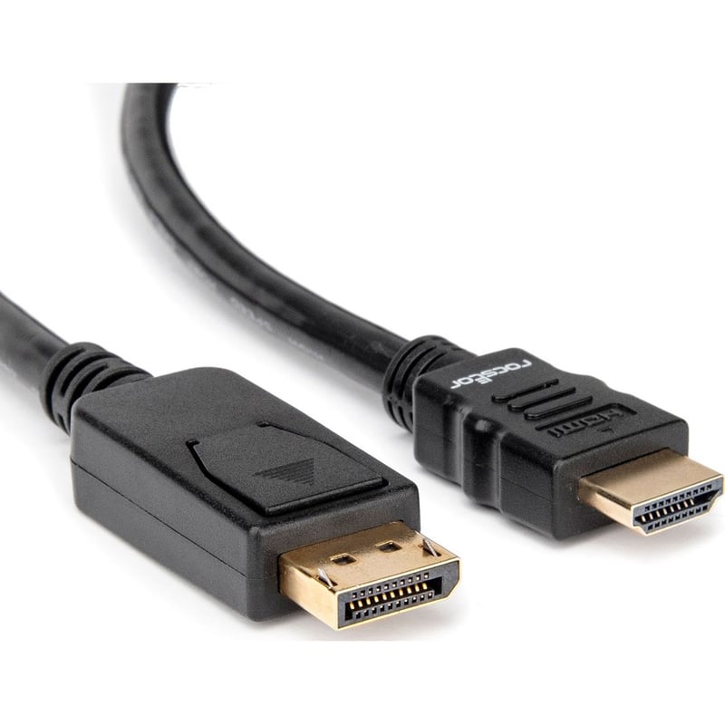 Rocstor Premium DisplayPort to HDMI Converter Cable - 6 ft - Thumbnail 2