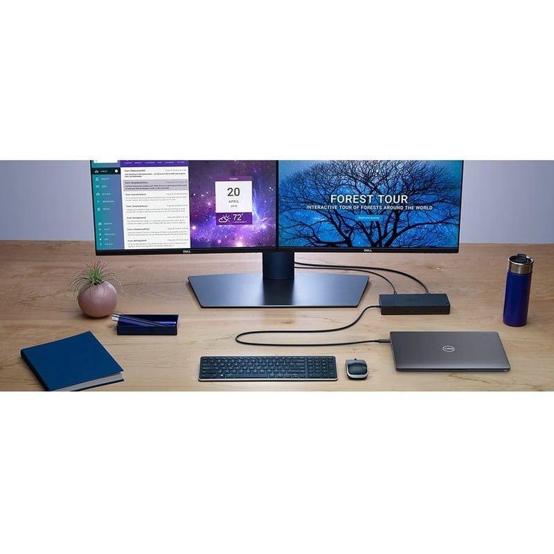DELL WD19 DOCKING STATION 180W USB-C BLACK - Thumbnail 3