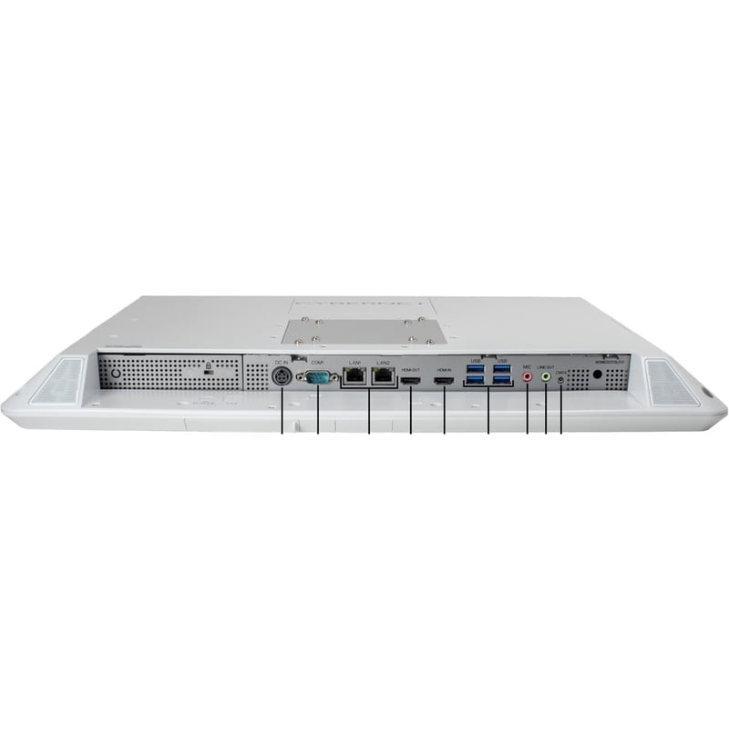 Cybernet CyberMed S S20 All-in-One Computer - Intel Core i5 6th Gen i5-6200U - 8 GB - 128 GB SSD - 19.5" HD+ Touchscreen - Desktop - White - Thumbnail 4