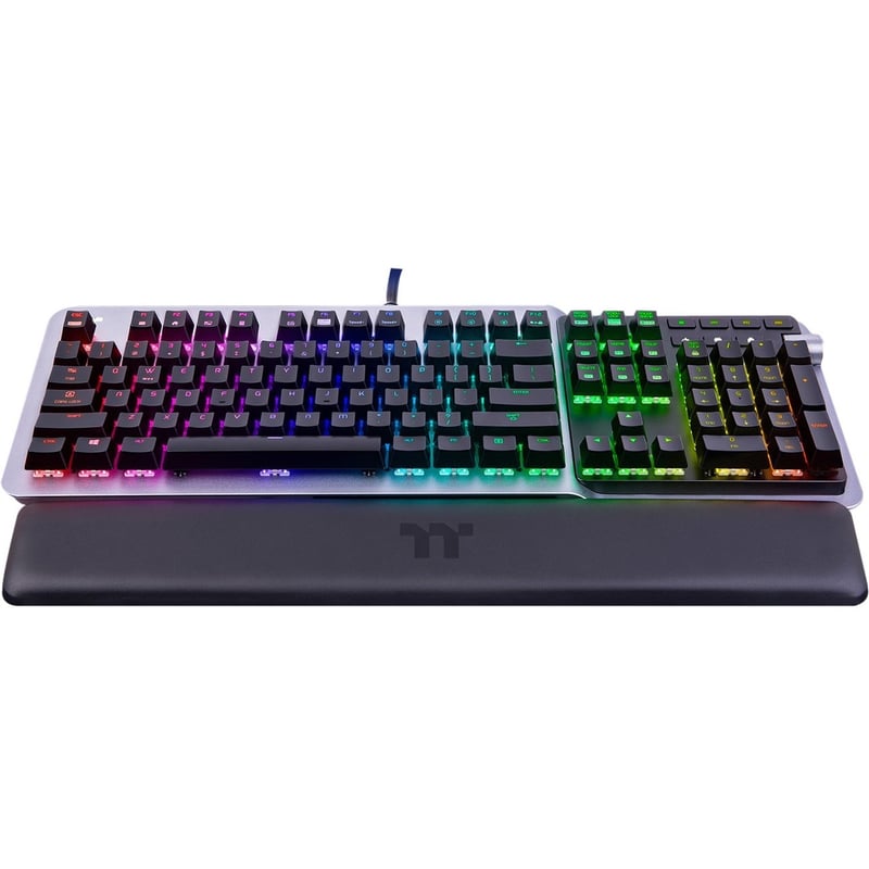 Thermaltake ARGENT K5 RGB Gaming Keyboard Cherry MX Speed Silver - Thumbnail 1