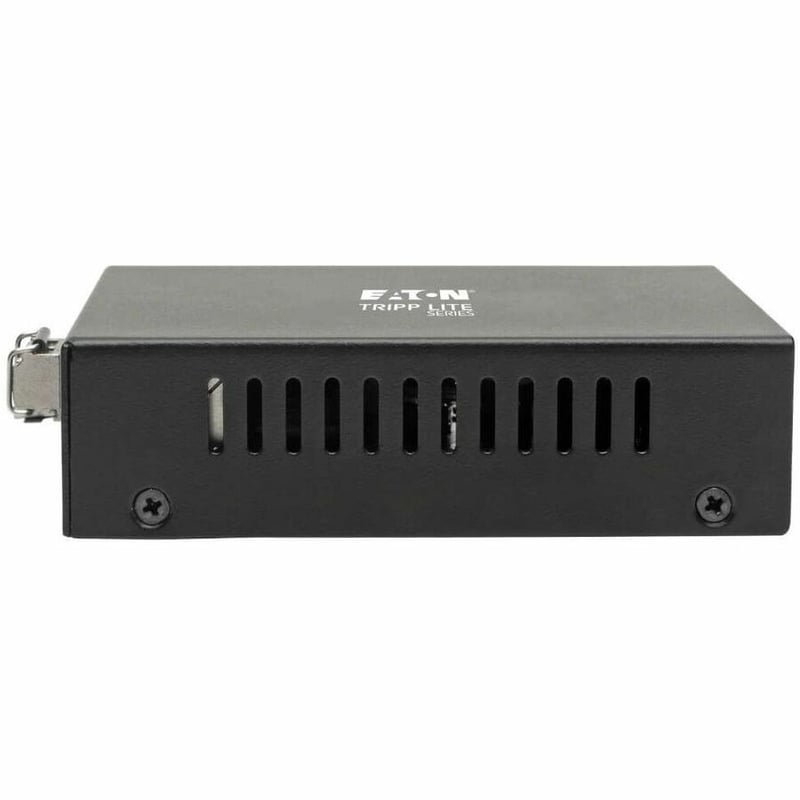Tripp Lite by Eaton Gigabit Multimode Fiber to Ethernet Media Converter, PoE+ - International Power Cables, 10/100/1000 LC, 850 nm, 550 m (1,804 ft.) - Thumbnail 4