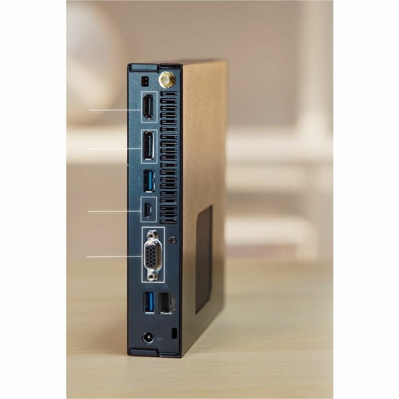 MSI PRO DP10 13M-057US Desktop Computer - Intel Core i7 13th Gen i7-1360P Dodeca-core (12 Core) - 16 GB RAM DDR4 SDRAM - 1 TB M.2 PCI Express NVMe SSD - Thumbnail 4