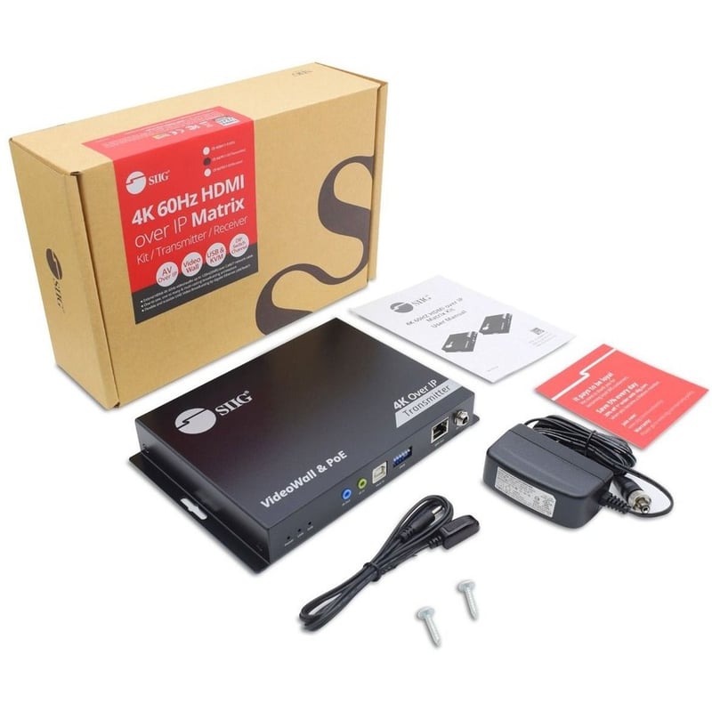 SIIG 4K 60Hz 18Gbps HDMI over IP Matrix - Encoder (TX) 394ft TAA Compliant - Thumbnail 2