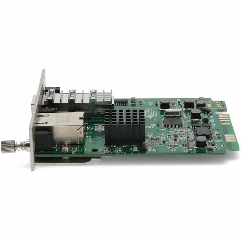AddOn 10GBase-T RJ-45 & SFP+ Slot Media Converter Card for our rack or Standalone Systems - Thumbnail 2