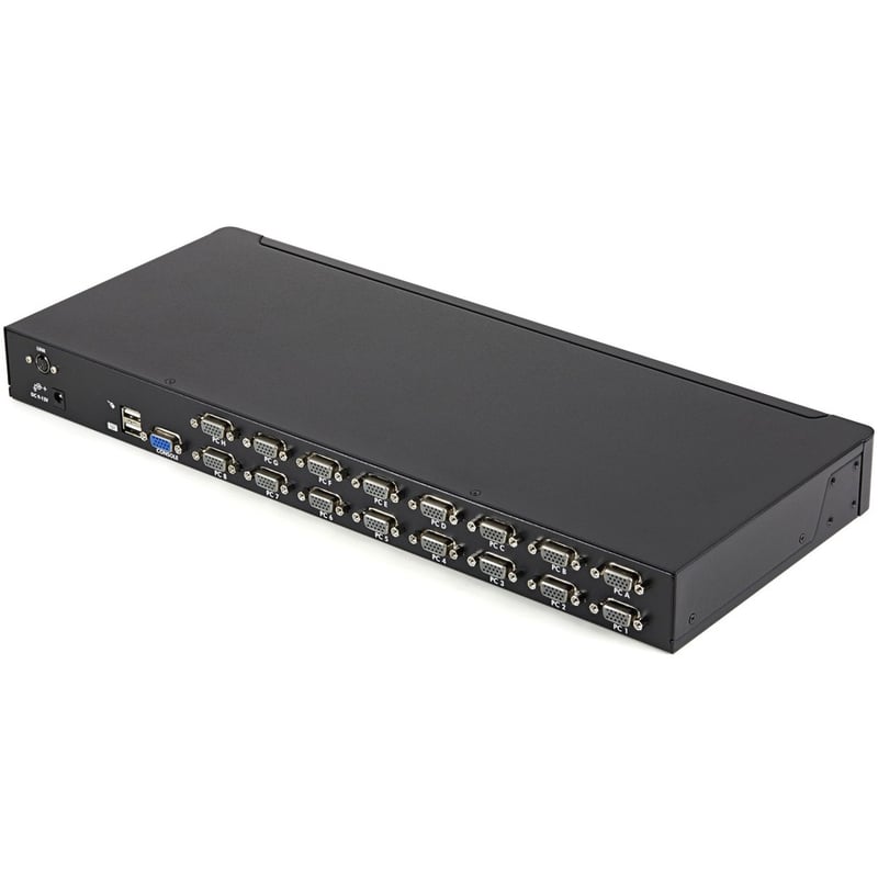 StarTech.com 16 Port 1U Rackmount USB KVM Switch Kit with OSD and Cables - Thumbnail 2