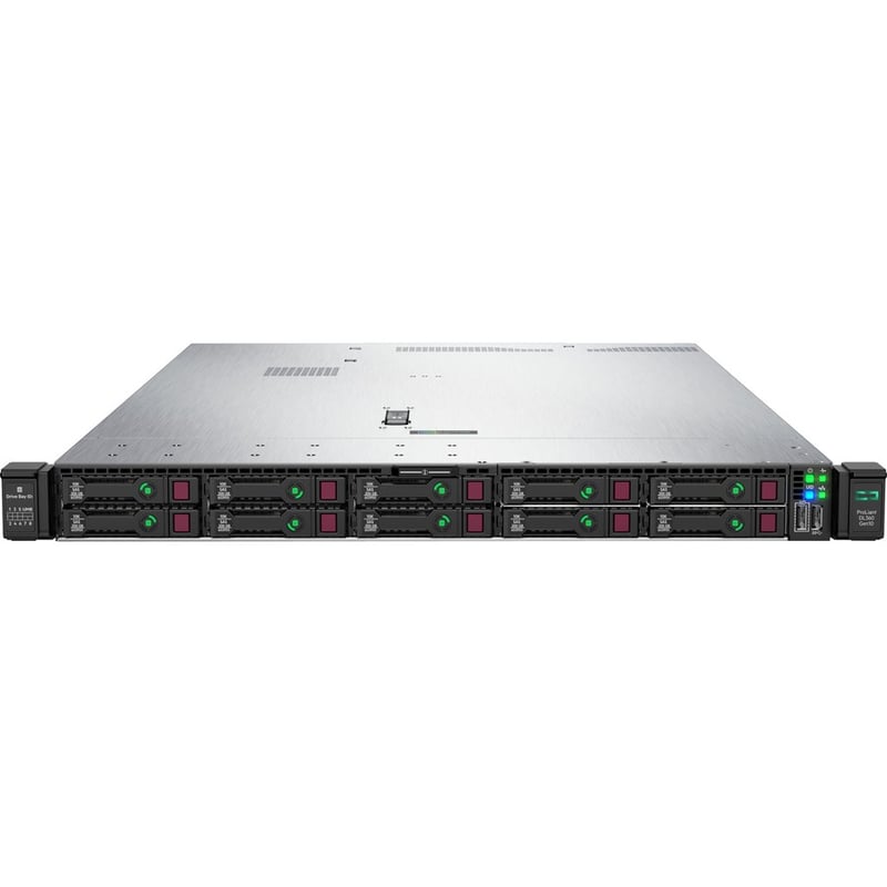 HP DL360 G10 1U SILVER 4210R 32 GB RAM SAS CONTROLLER 1 X 800 W - Thumbnail 2