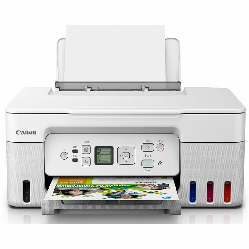 Canon PIXMA G3270 Wireless Inkjet Multifunction Printer - Color - White - Thumbnail 5