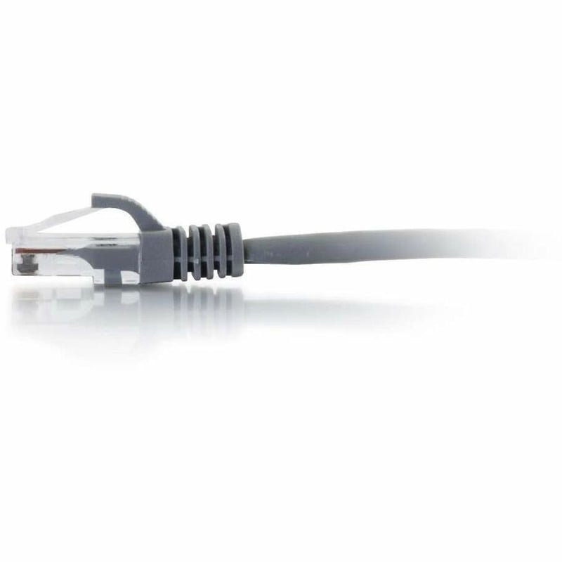 Quiktron 14Ft Q-Series Cat6A Snagless (UTP) Ethernet Network Patch Cable, CM Rated - Grey - Thumbnail 5