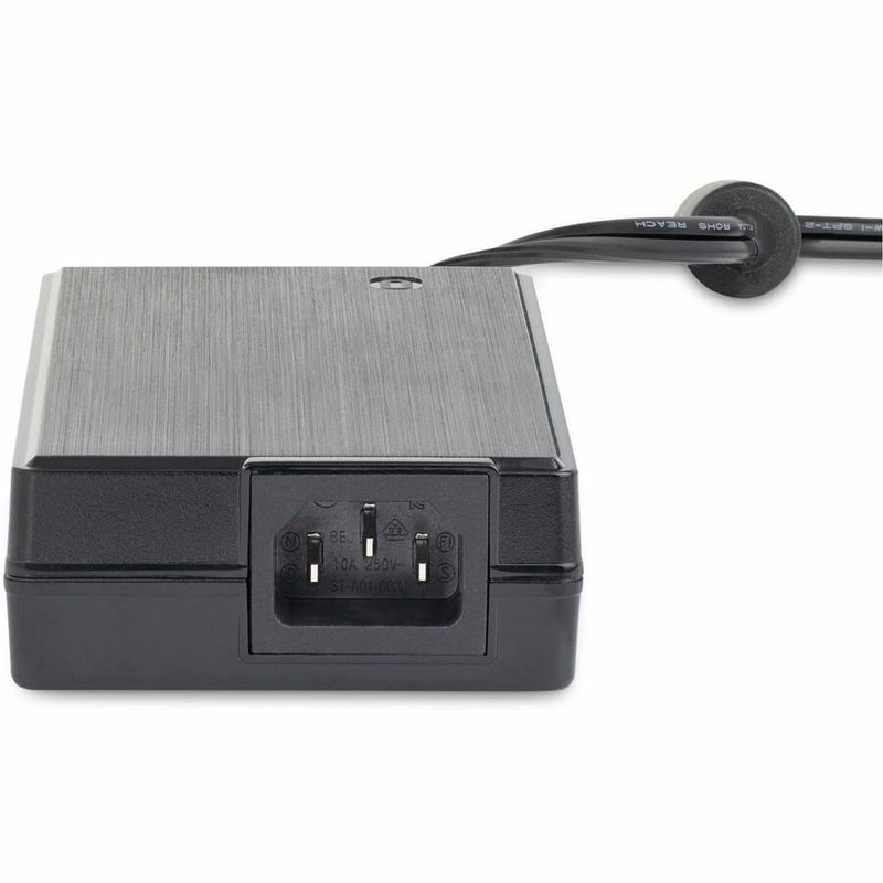 StarTech.com 160W Universal DC Power Adapter (24V/6.6A), External AC/DC Power Supply for USB Hubs, 2/3-Pin Terminal Blocks, International - Thumbnail 2