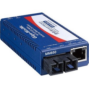 Advantech 10/100/1000Mbps Miniature Media Converter with LFPT - Thumbnail 1