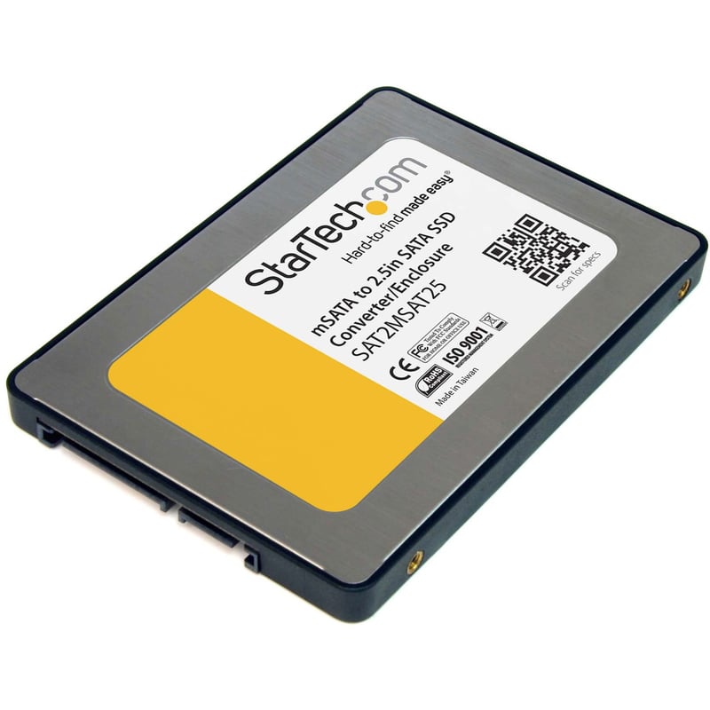 StarTech.com 2.5in SATA to Mini SATA SSD Adapter Enclosure - Thumbnail 1