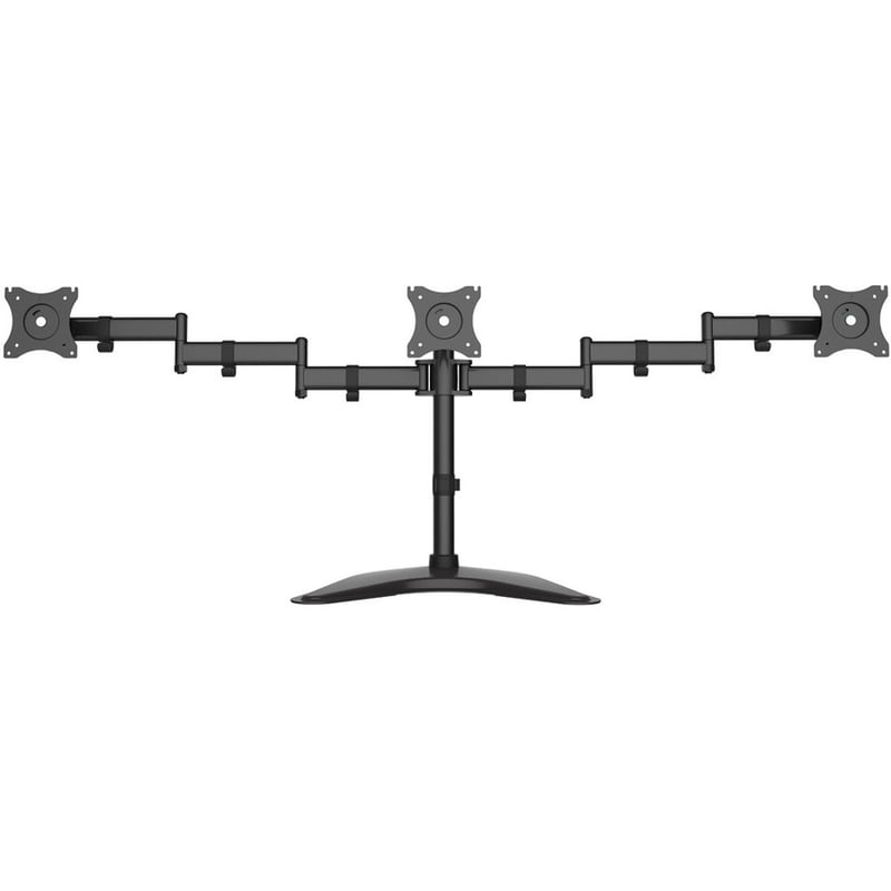 SIIG Articulated Freestanding Triple Monitor Desk Stand - 13"-27"