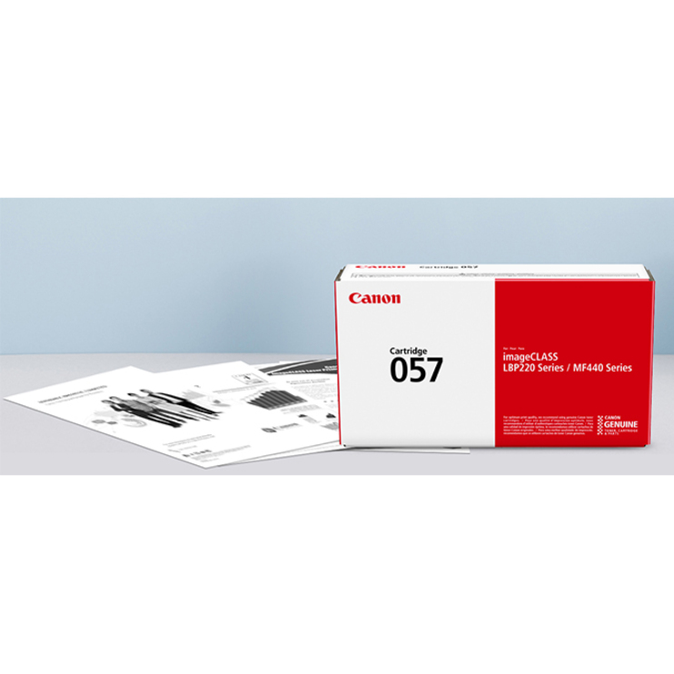 Canon 057 Original Laser Toner Cartridge - Black - 1 Pack - Thumbnail 4