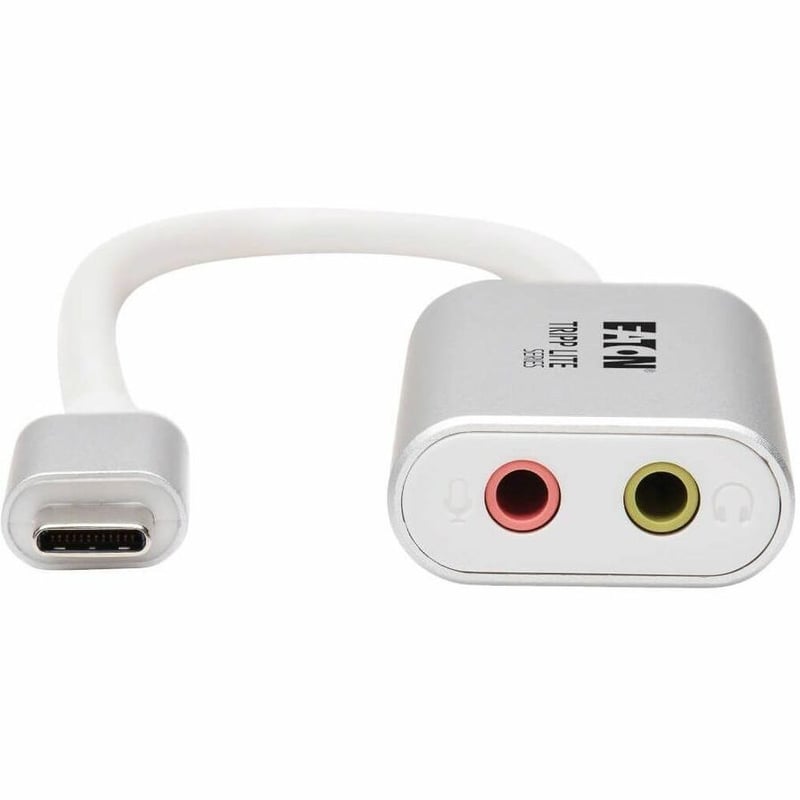 Tripp Lite by Eaton USB C to 3.5mm Stero Audio Adapter for Microphone Headphones USB Type C, USB-C, USB Type-C - Thumbnail 3