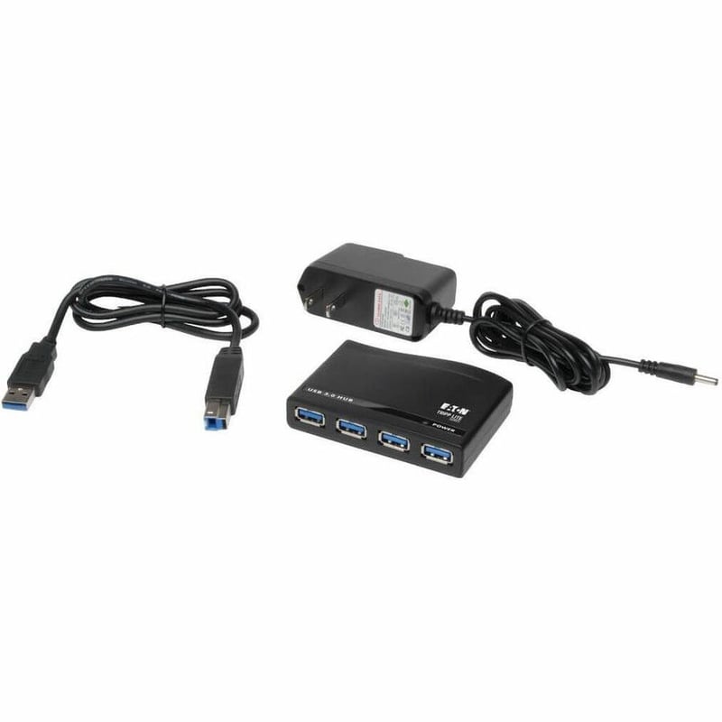 Tripp Lite by Eaton 4-Port USB 3.0 SuperSpeed Compact Hub 5Gbps Bus Powered - Thumbnail 3