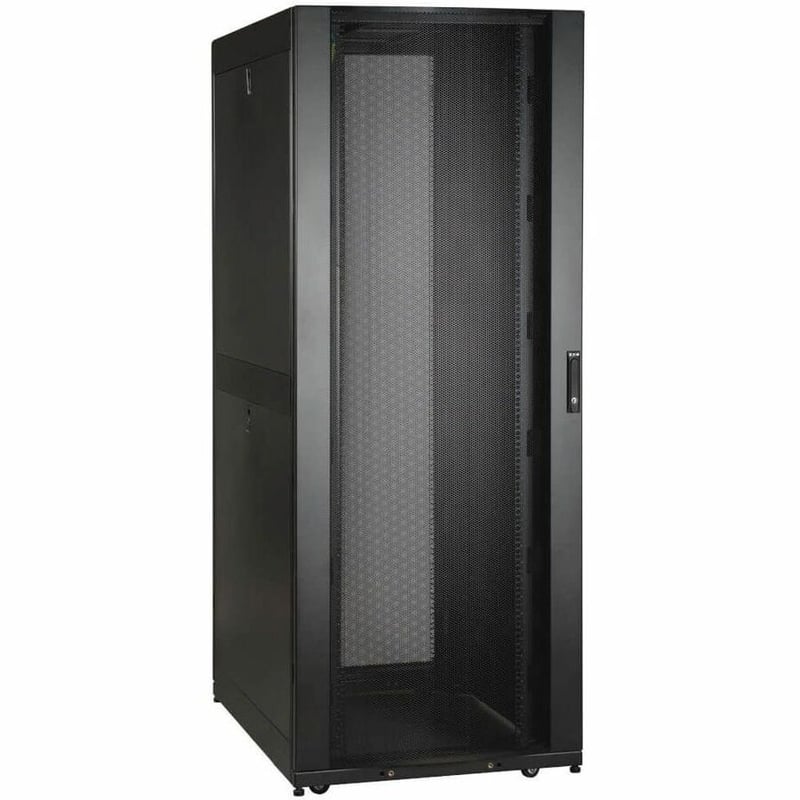 Tripp Lite by Eaton 45U SmartRack Wide Standard-Depth Rack Enclosure Cabinet with Doors and Side Panels 2 Pre-Installed Cable Managers - Thumbnail 1