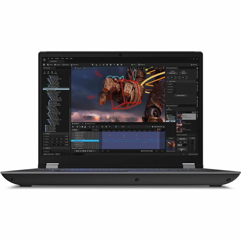 THINKPAD P16 G2 CORE I7-14700HX 3.9G 32GB 1TB SSD 16 NT W11P - Thumbnail 1