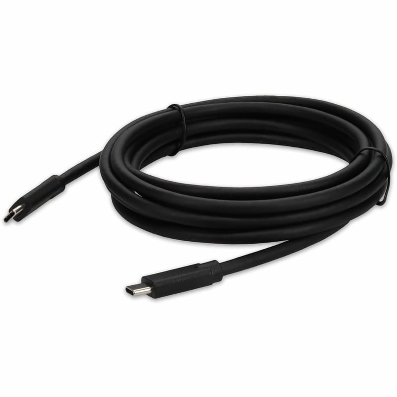 AddOn 3m USB 3.1 (C) Male to Male Black Cable - Thumbnail 1