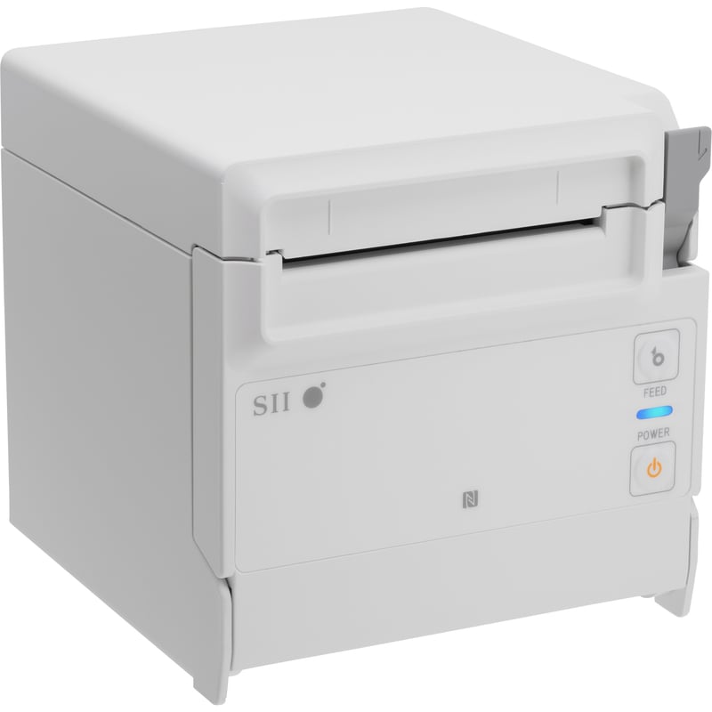 Seiko RP-F10 White Desktop Direct Thermal Printer with Cutter - USB - Bluetooth - Thumbnail 1