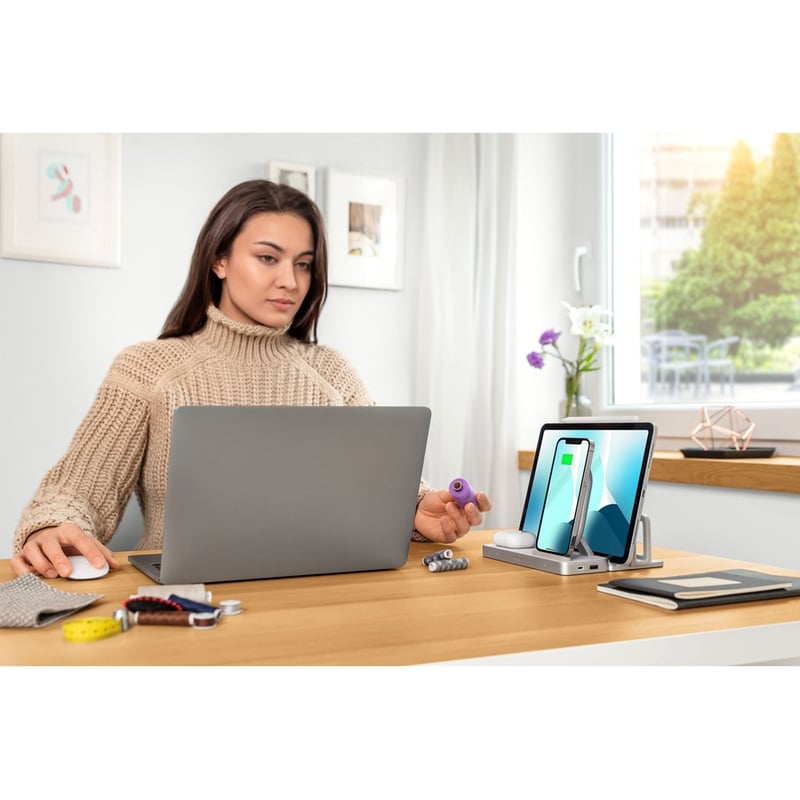 Kensington StudioCaddy with Qi Wireless Charging for Apple Devices - Thumbnail 3