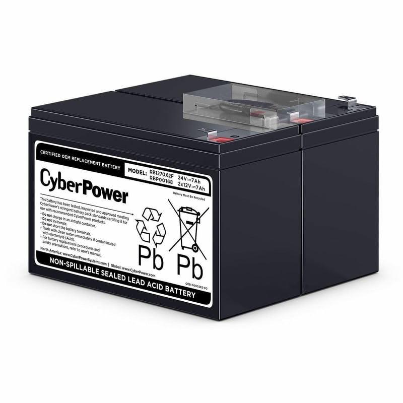 CYBERPOWER RB1270X2F BATTERY - Thumbnail 1
