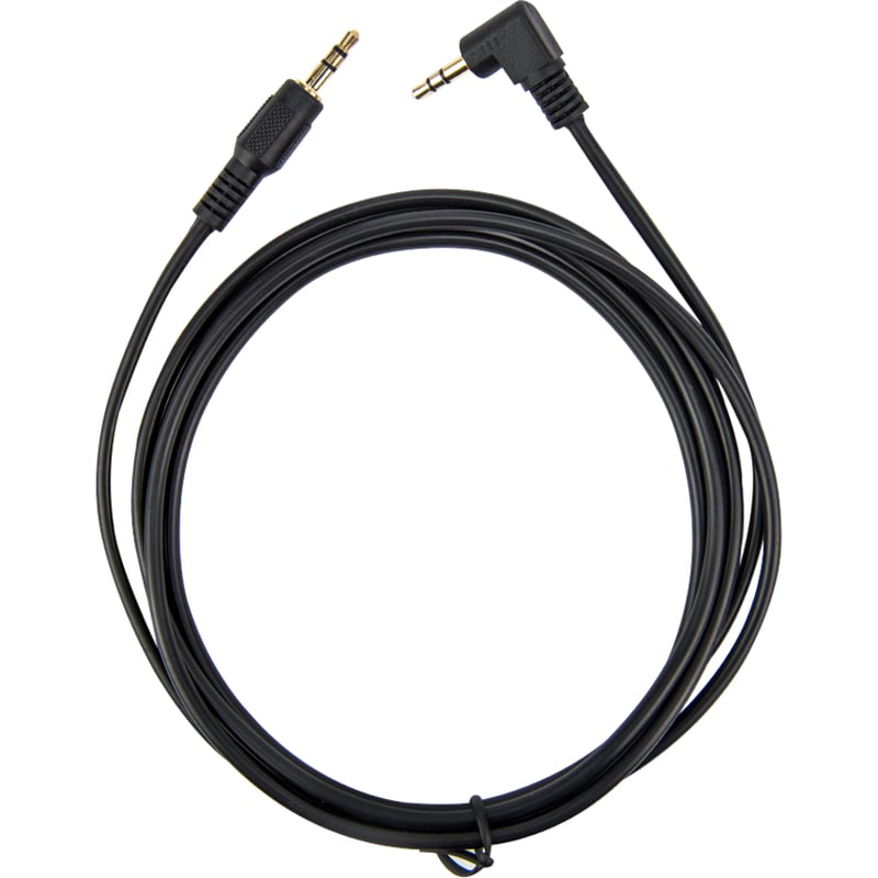 Rocstor Premium Slim 3.5mm to Right Angle Stereo Audio Cable 6 ft - M/M - Mini-phone Male Stereo Audio - Mini-phone Male Stereo Audio Male to Right Angle Male- .3m - Black - For Smartphone, Mobile Phones, iPhone (with Headphone Jack), iPod AND MP3 - Thumbnail 4