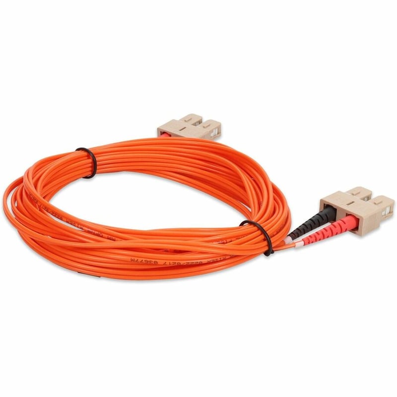 AddOn 1m SC to SC Orange OM1 Duplex OFNR (Riser-Rated) TAA MMF Fiber Patch Cable - Thumbnail 5