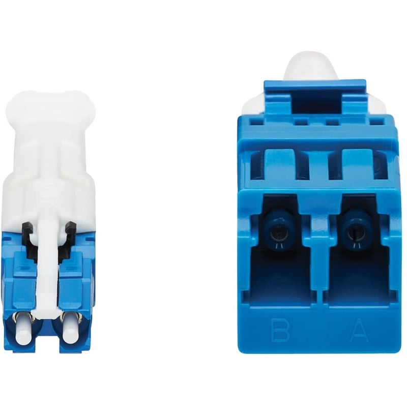 Eaton Tripp Lite Series 400G Duplex Singlemode 9/125 OS2 Fiber Optic Cable Adapter (CS-UPC/LC-UPC), M/F, Round LSZH Jacket, Yellow, 1 ft. - Thumbnail 3