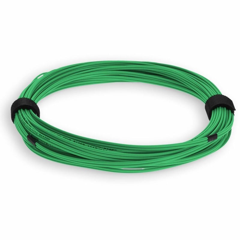 AddOn 2m ST to ST Green OM4 Duplex OFNR (Riser-Rated) Fiber Patch Cable - Thumbnail 4