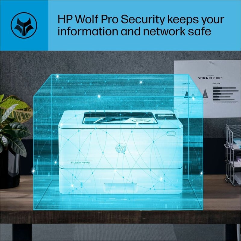 HP LaserJet Pro 4001 4001n Desktop Laser Printer - Monochrome - Thumbnail 5
