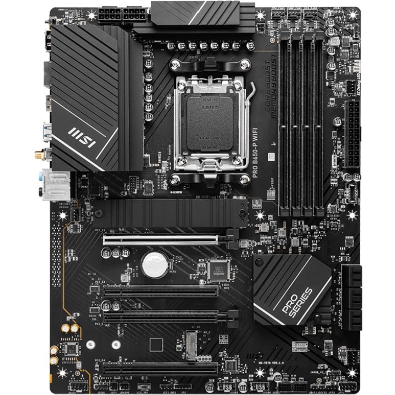 MSI B650-P WIFI Desktop Motherboard - AMD B650 Chipset - Socket AM5 - ATX - Thumbnail 2