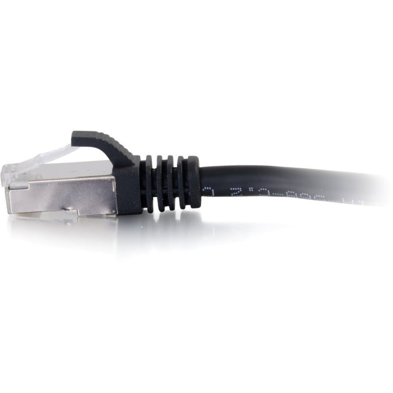 5FT/1.5M CAT6A SNAGLESS STP CABLE-BLK - Thumbnail 2